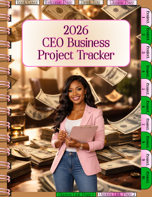 2026 CEO Business Project Tracker Digital