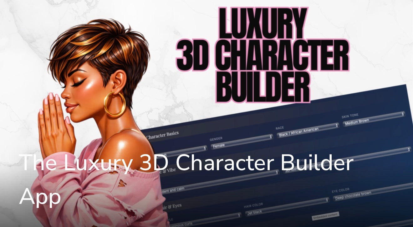 The Luxury 3D Character Builder App